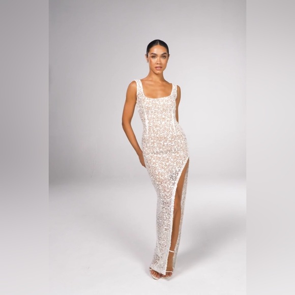 Nadine Merabi - Louisa White Dress - Picture 4 of 7